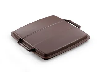 Durable Durabin 90 Liter Deksel Bruin - 1