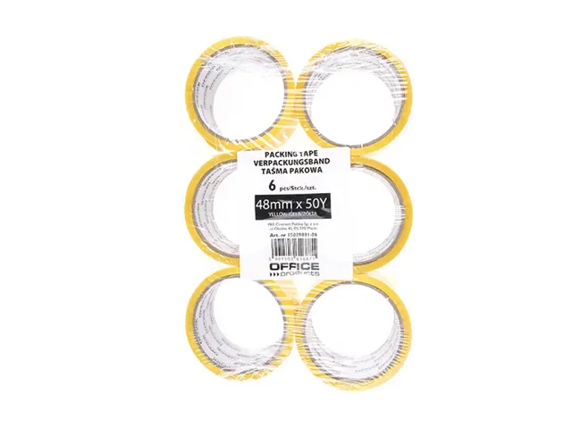 Ruban D'emballage, 48 Mm X 46 M, Jaune
