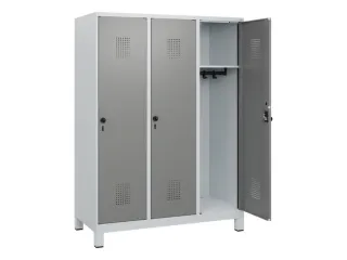 schoollocker,HxBxD 1630x1200x500mm,3vak,vak B 400mm,draaigrendel - 1