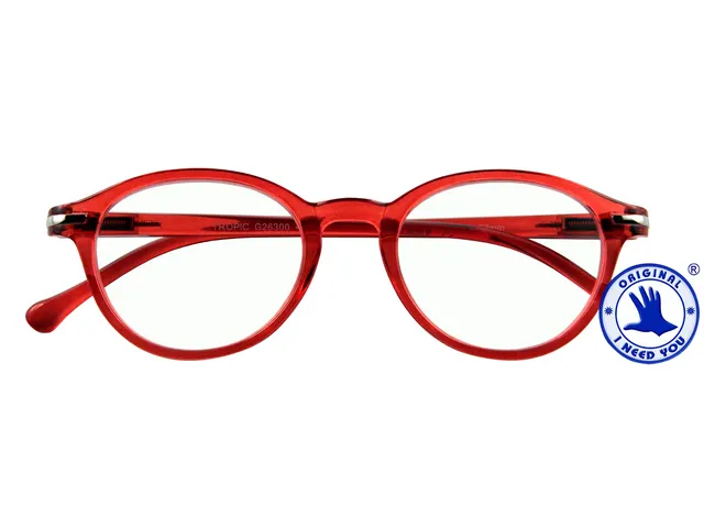 Leesbril I Need You +3.00 dpt Tropic rood