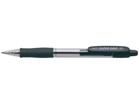 Balpen Pilot Super Grip Medium Zwart
