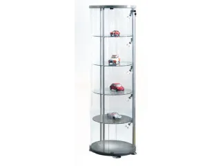 Vitrine Design 1800x545mm 4 Glazen Legborden Deksel/Sokkel Mdf - 1