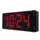 Tafel/wandklok NeXtime Digital Clock Red 27,2x10,8cm