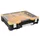 Opbergkoffer PP met 12 verwijderbare bakjes 490x420x115mm Zwart/Geel