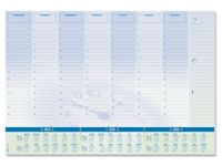 bureauonderleggers Sigel 59,5x41cm 30 vel weekindeling kalender Colour