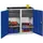Gereedschapskast 1000x1000x500mm 2legborden 4laden Ral7035 Ral5010