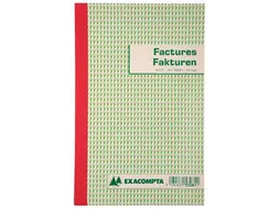 Exacompta Facturen 21x13,5 Cm Tweetalig Tripli (3 X 50 Vel)