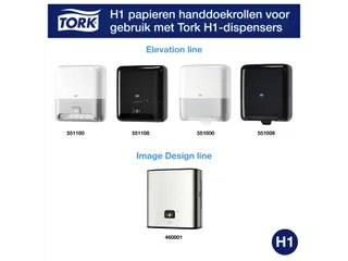 Tork 290067 H1 Matic Advanced Handdoekrol Wit 2-laags 150m 6 rollen - 4
