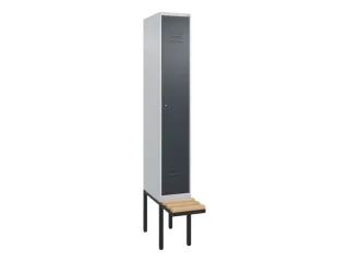 locker voor scheiding van kleding,HxBxD 2120x300x815mm,1vak - 1