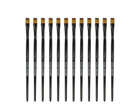 Penseel Kangaro Serie 341 plat Nr. 8 synthetisch doos 12 stuks