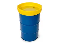 trechter,v. 200/220l vat,HxØ 120x645mm,m. zeef,PE