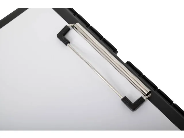Klembord met opbergvak, smal A4 Zwart