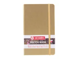 Schetsboek Talens Art Creation 80 witte vellen 140gr 130x210mm witgoud
