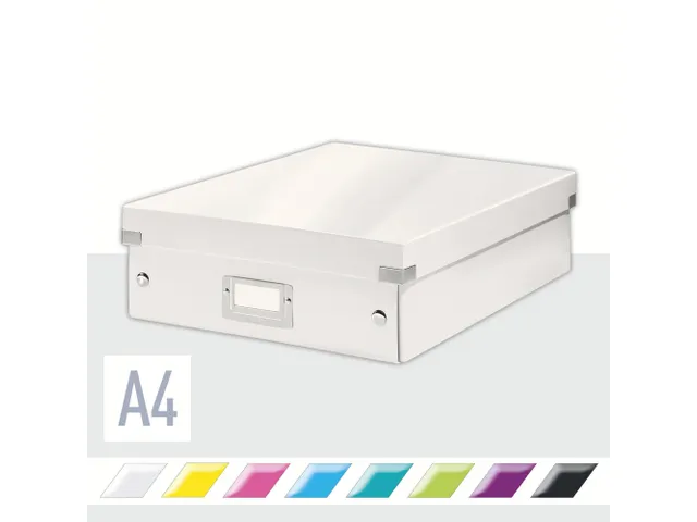 Sorteerbox WOW Click & Store 281x100x370mm wit 85% gerecycled karton