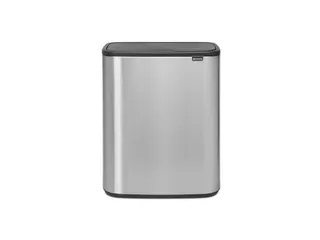 Afvalbak Bo Touch Bin 60 Liter Mat RVS FPP - 1