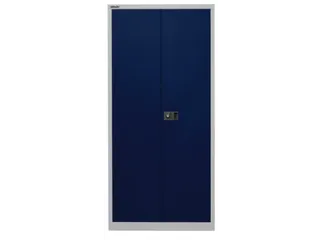 kantoorkast openslaande deuren HxBxD 1950x914x500mm Stalen Grijs Blauw - 1
