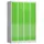 Lockerkast 1800x1185x500mm 4x4 vakken cilinderslot, sokkel, RAL6018