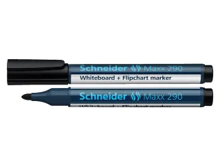 Whiteboardmarker Schneider Maxx 290 rond 2-3mm zwart - 1