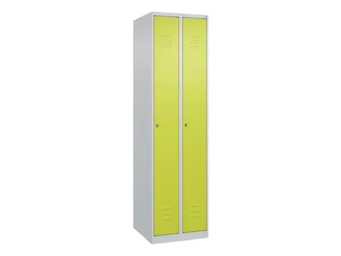 locker,HxBxD 1850x500x500mm,2vak,vak B 250mm,cil.-slot,staand op vloer