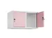 opzetkast,v. locker,2vak.,vak B 400mm,HxBxD 500x800x500mm,draaigrendel