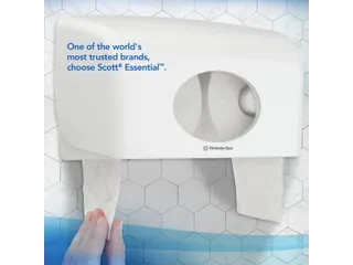 Toiletpapier Scott Essential 2-laags 600vel wit 8517 - 8