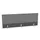 opzetpaneel bureau aanbouw achter MS-donkergrijs BN8078-grijs 1600mm