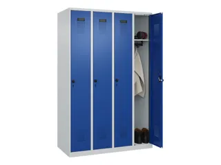 locker,HxBxD 1850x1200x500mm,4vak,vak B 300mm,draaigrendel - 1