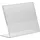 Kaarthouder Budget L-Standaard A6 1,5mm Liggend Acryl set 10 stuks