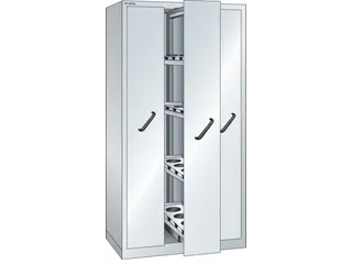 verticale kast,HxBxD 1950x1000x695mm,3uittrekwanden - 1