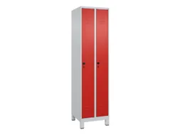 locker,HxBxD 1950x500x500mm,2vak,vak B 250mm,draaigrendel,voeten