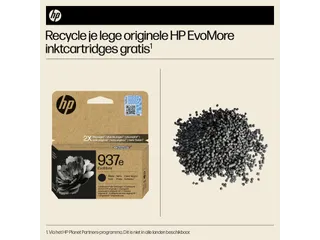 Inktcartridge HP 4S6W9NE 937E Evomore zwart - 10