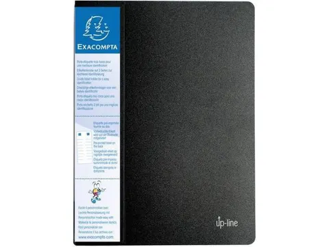 Showalbum Zwart Harde Pp 3 Zijden Up Line 20 Tassen