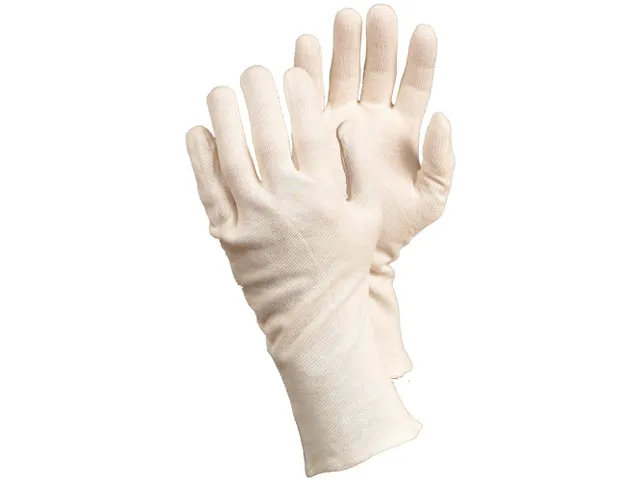 Tegera 915 katoenen precisiehandschoenen beige maat 8 12 paar