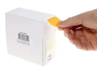Etiket Rillprint 35mm 500st op rol fluor oranje - 3