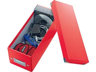 WOW opbergdoos Click & Store ft CD rood - 3