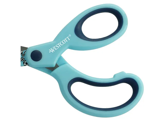 Ciseaux Westcott Kids 13cm Softgrip Bout rond Bleu