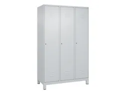 locker voor scheiding van kleding,HxBxD 1950x1200x500mm,3vak