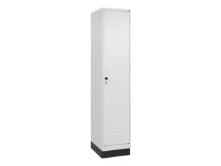 locker,HxBxD 1950x400x500mm,1vak,vak B 400mm,draaigrendel,sokkel - 1