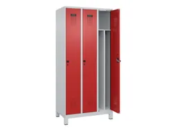 locker voor scheiding van kleding,HxBxD 1950x900x500mm,3vak