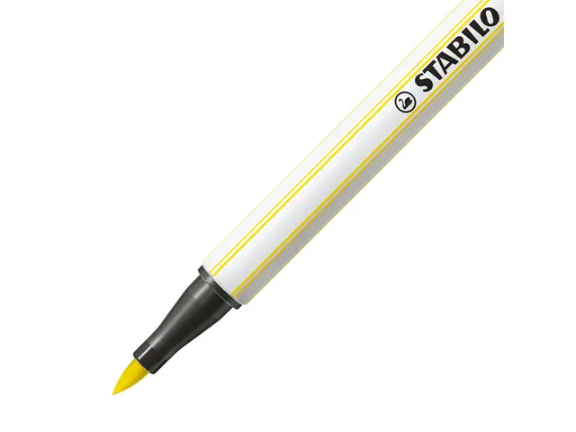 Brushstift STABILO Pen 568/24 citroengeel