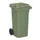 container,120l,HxBxD 933x500x550mm,deksel groen,romp HDPE groen
