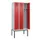 locker voor scheiding van kleding,HxBxD 2120x900x500mm,3vak