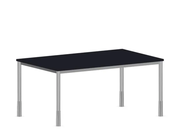 In hoogte verstelbaar bureau,HxBxD 720-840x1600x1000mm,CC-zwart