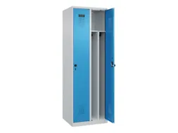 locker voor scheiding van kleding,HxBxD 1850x600x500mm,2vak