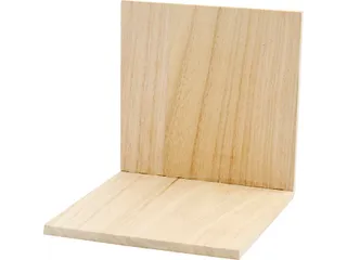 Boekensteun Creativ Company hout 15x15x15cm - 2