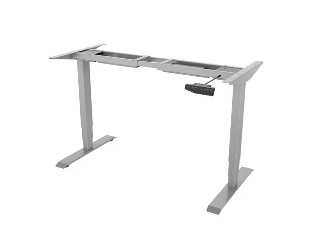 Elektrisch Verstelbaar Zit-Sta Bureau Frame Grijs 180Cm