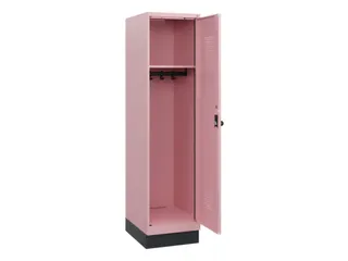 schoollocker,HxBxD 1630x400x500mm,1vak,vak B 400mm,draaigrendel,sokkel - 1