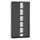 jaloeziedeurkast,HxBxD 1980x1000x430mm,5 OH,romp zwart,front zwart