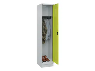 locker,HxBxD 1950x400x500mm,1vak,vak B 400mm,cil.-slot,sokkel - 1