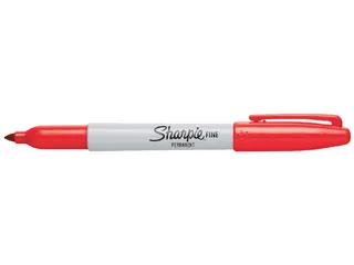 Viltstift Sharpie Fijne punt rond 0.9mm Rood - 1